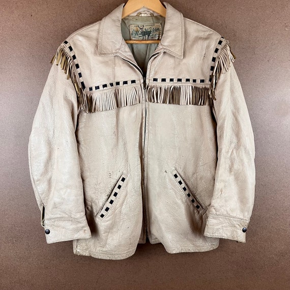 VTG 60s Mid-western Sport Togs Genuine Deerskin Fringe Jacket  