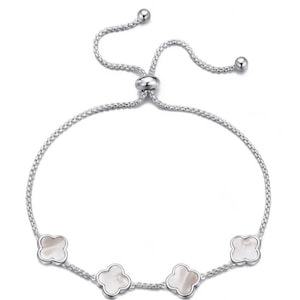 Mother Of Pearl Multi Clover Friendship Bracelet