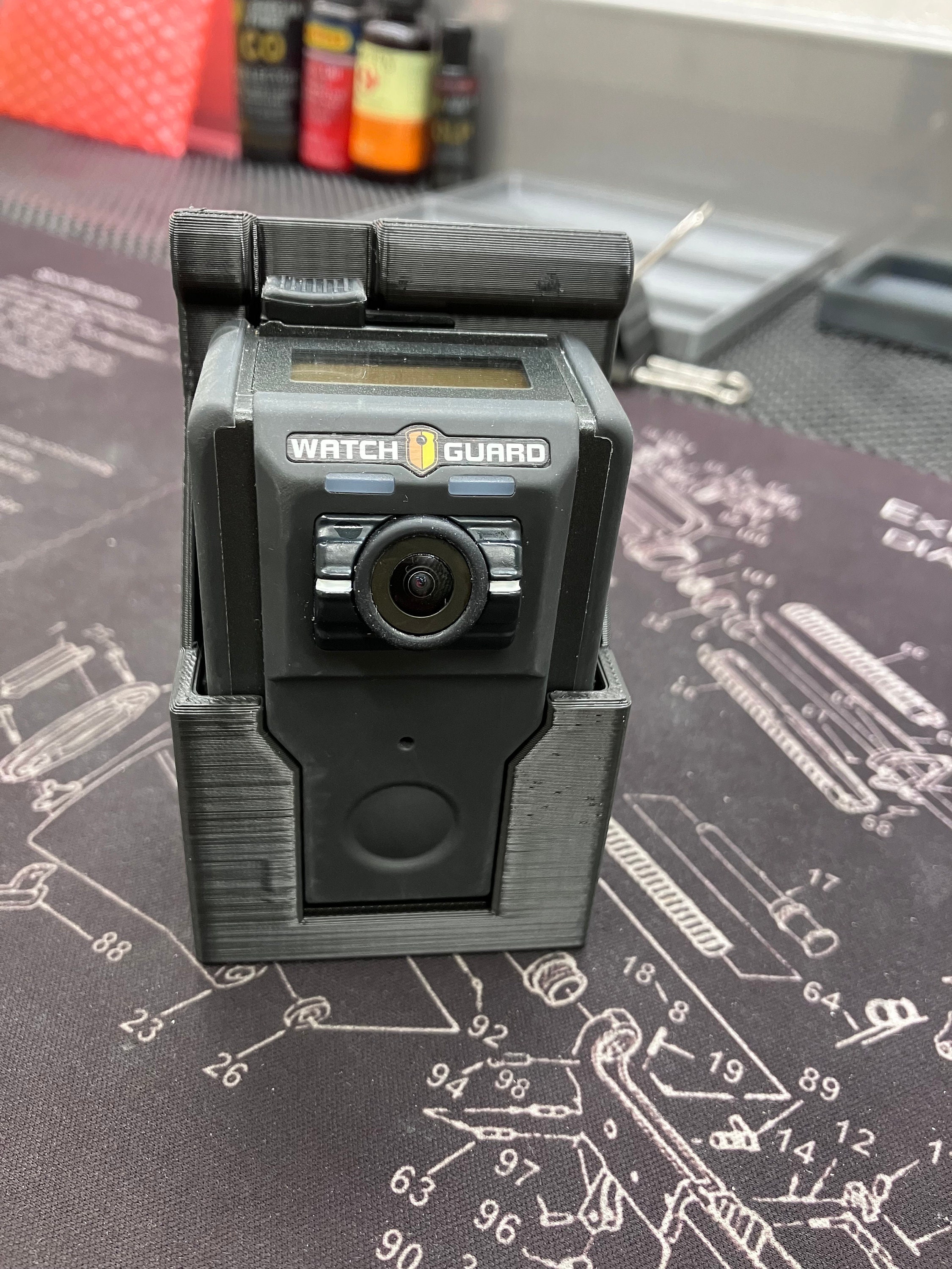 Watchguard Vista Bodycam Molle Holster for Vest and Outer