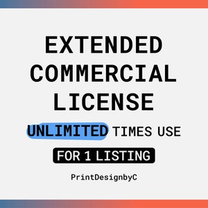 Extended Commercial License for 1 Listing
