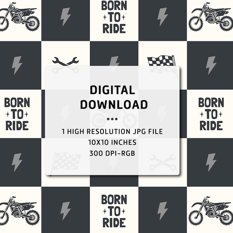 Motocross Pattern Print Car Sun Shade