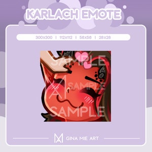 Karlach Twitch Emote, Pat Emote, Baldurs Gate 3 / BG3