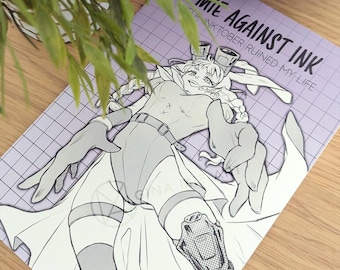 ARTBOOK // Mie Against Ink - Help. Inktober ruined my life // Gina Mie Art