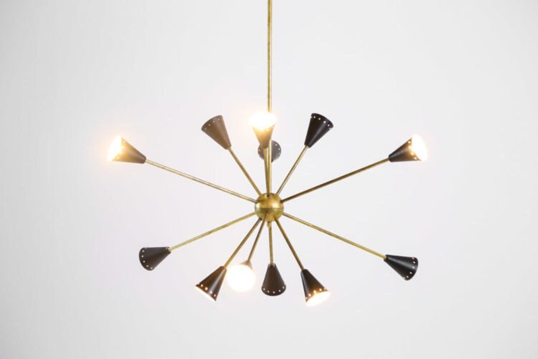 ヴィンテージ風のステートメント照明、ミッドセンチュリーのスター