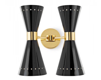 Stilnovo Inspired Wall Sconce: Mid-Century Modern Diabolo Lamp