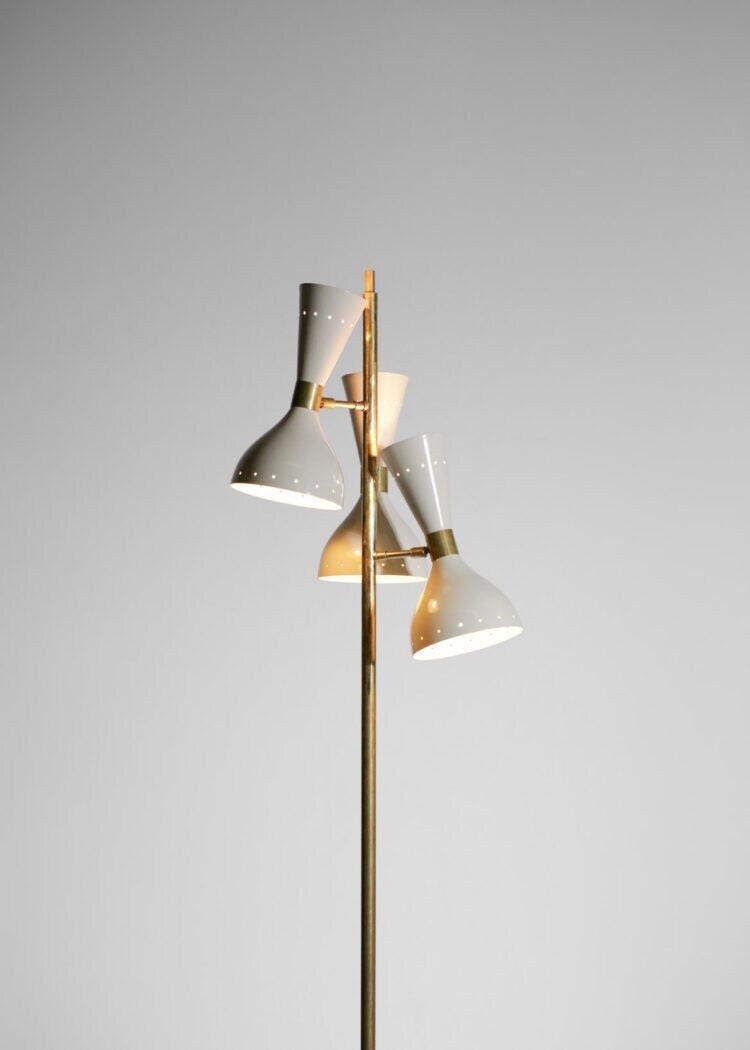 Mid century modern floor sale lamps for sale