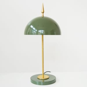 1950s Italian Brass Desk Lamp: Mid-Century Stilnovo Style