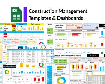 Construction Management Templates & Dashboards