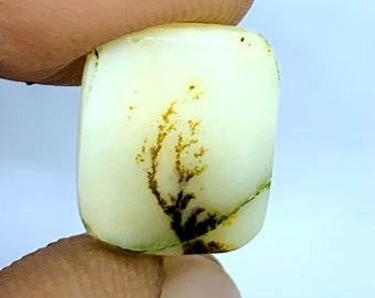Dendritic agate,Loose Gemstone Cabochon Dendritic Agate Rectangle 11x9 MM for making jewelry pendent size