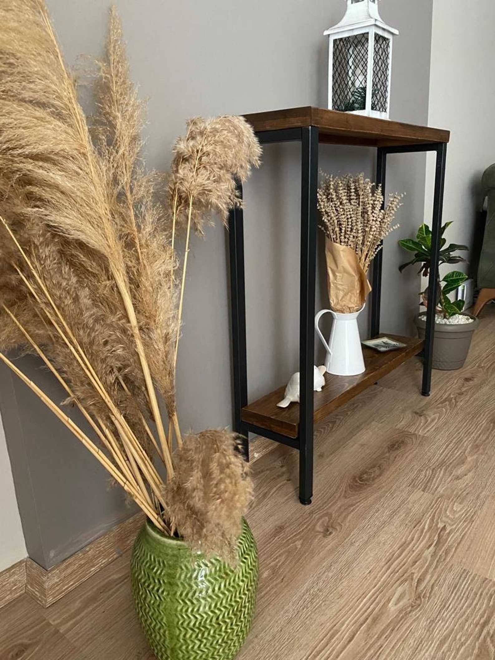 Dresuar Wooden Entryway Table Industrial Entryway Table Etsy