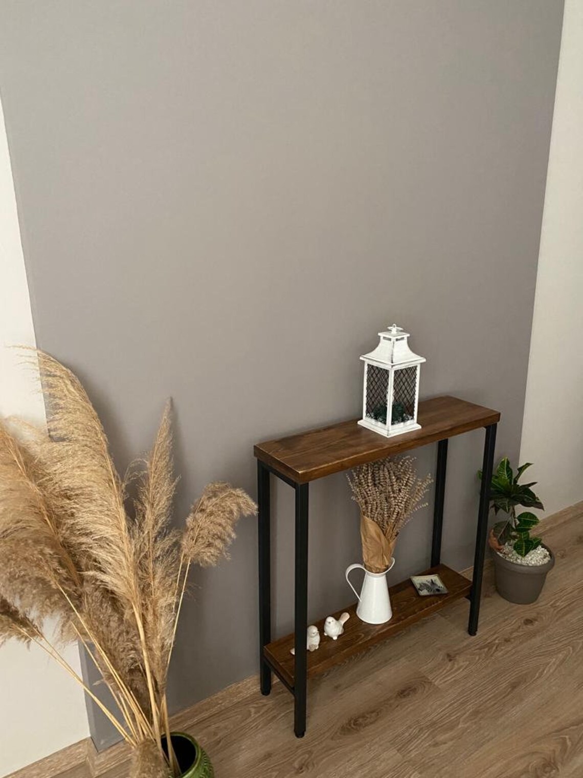 Dresuar Wooden Entryway Table Industrial Entryway Table Etsy