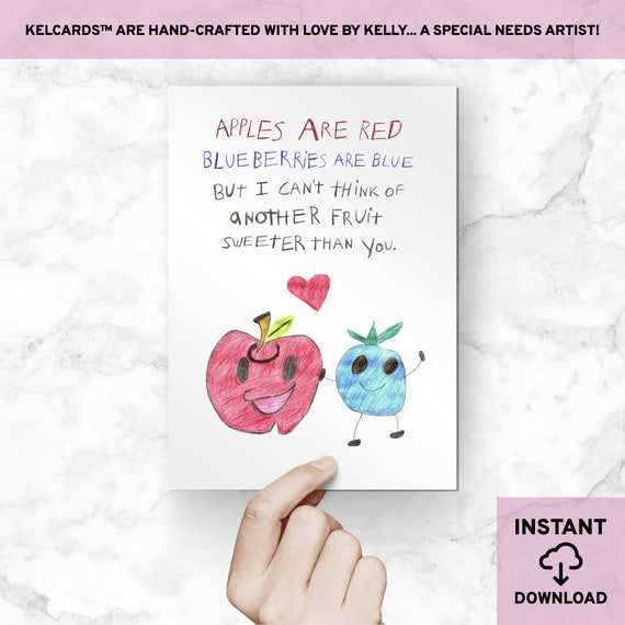INSTANT DOWNLOAD: Printable Love Cards Printable Greeting - Etsy