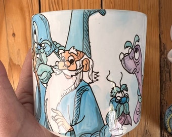 Taza pintada a mano "La Magia de Merlín"