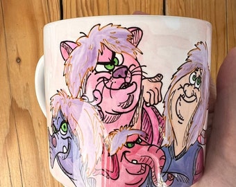 Taza pintada a mano "La Magia de Maga Magò"