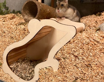 DIY set rodent cave for small rodents