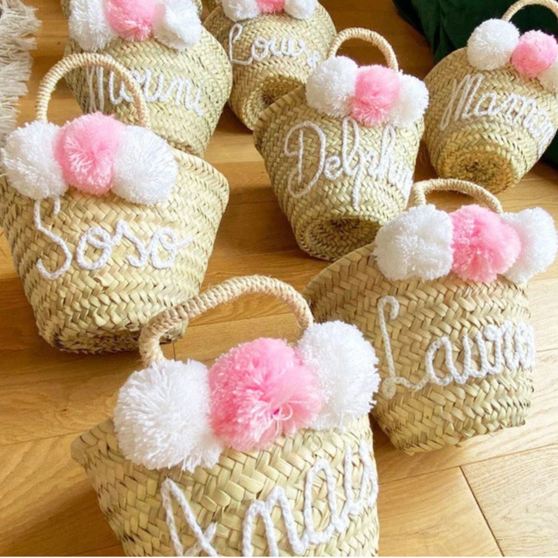 Flower Girl Basket Small Flower Girl Basket Heart Shaped Etsy