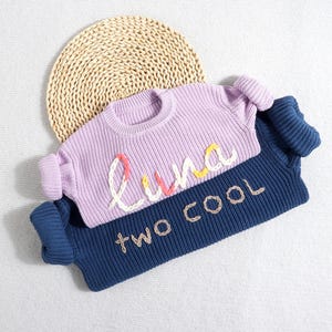 Hand-Knitted Valentine Baby Sweater|Valentine Baby Outfit|Baby Vday Heart Sweatshirt|Daddy&#39;s Girl Baby Sweater|First Valentine Baby Sweater