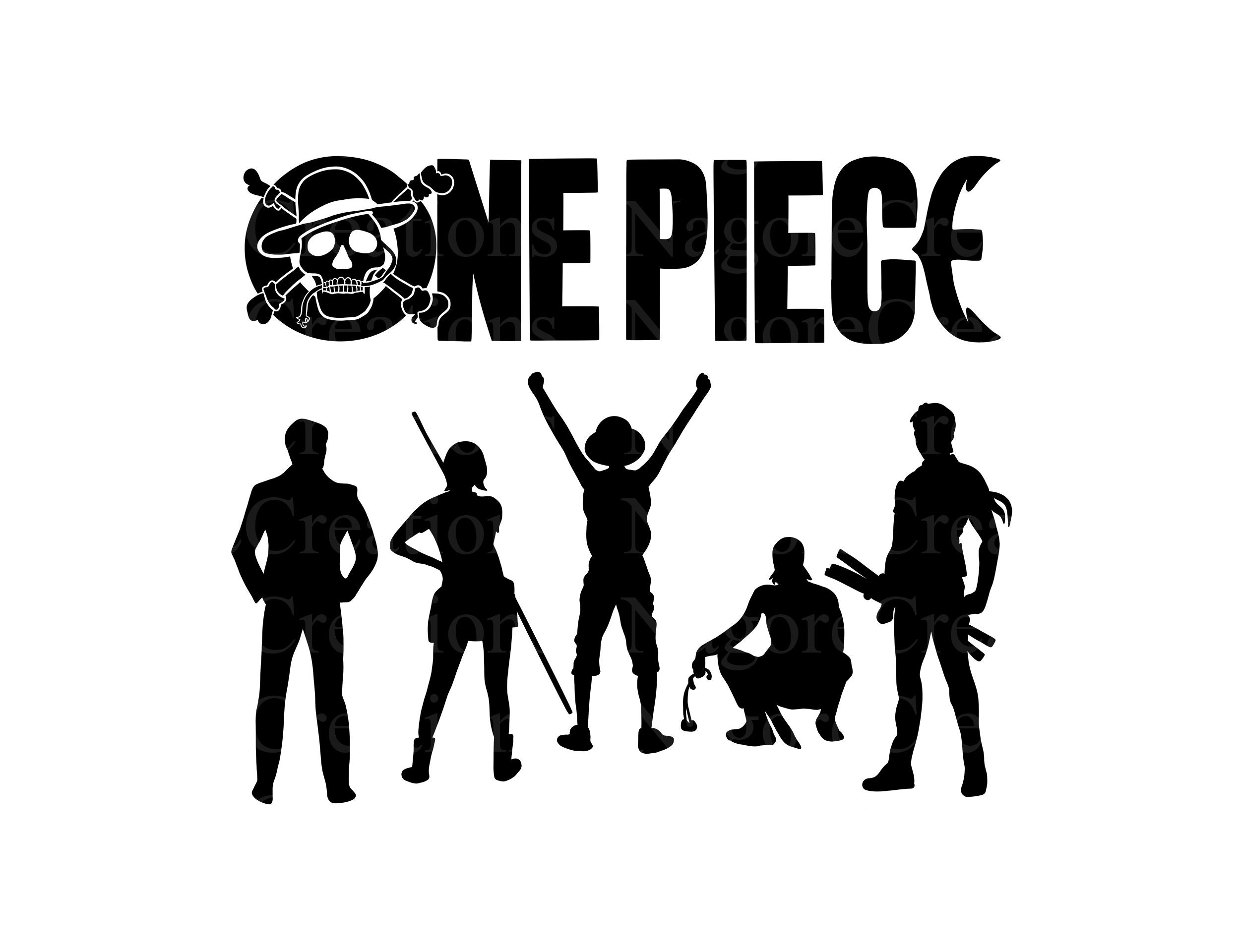 One Piece Anime Amigos Pirata SVG Anime SVG Png Etsy México