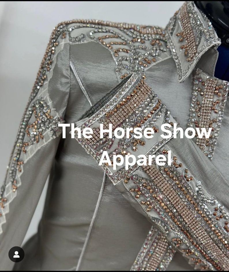 Veste Et Chemise De Show équestre Toby's Western - Style Rodéo Queen, Neuve
