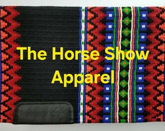 Western Show Saddle pad for horse on fully copper metallic color western show saddle pad Wool Saddle pad 100% New Zealand Wool