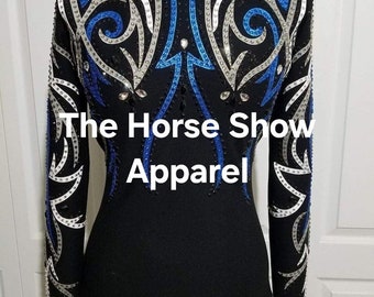Westerse dames showjas Western Custom Rodeo Queen Showmanship jas. Showkleding showmanship jas.