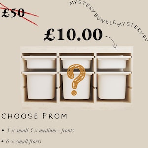 Mystery Trofast Sticker Bundle: IKEA Storage Box Decals