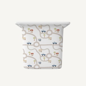 IKEA Trofast Sticker: Little Town Map Vinyl Wrap, Playroom Decor
