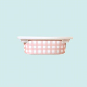 Gingham | TROFAST stickers | Trofast | Trofast Labels | Playroom Decal | IKEA hack | kids playroom | Storage sticker | toy label