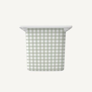 Adesivo Sage Gingham IKEA Trofast / Decalcomanie per la camera / IKEA Trofast Hack / Arredamento Gingham / Deposito Trofast / Vasche Trofast / Decalcomanie scatola di stoccaggio