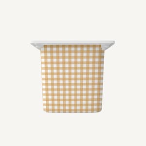 Gingham IKEA Trofast Vinyl Sticker Wrap: Playroom Decor
