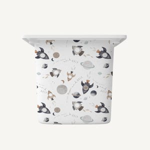 Space Vinyl Wrap for IKEA Trofast Bin: Kids Playroom Decor