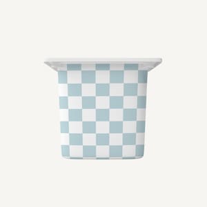 Blue Checkerboard Trofast Vinyl Wrap: IKEA Trofast Hack Sticker