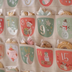 Pre Order | Pocket Advent Calendar | Advent Calendar | Family Calendar | Embroidered Calendar | Luxury Advent Calendar | Advent Calendar