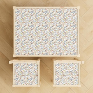 Liberty London Floral Decal for IKEA Latt Table & Chairs