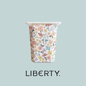 Liberty of London Sticker | IKEA TROFAST Vinyl Wraps | Trofast storage box, Flower Stickers, Decals, IKEA hack, Kids playroom decor, Trofast