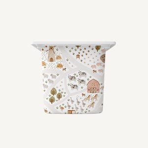Farm Animal Vinyl Wrap for Ikea Trofast Box: Kids Playroom Decor