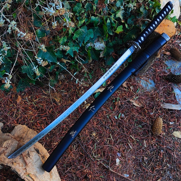 Katana Ultimo Samurai, katana en acier inoxydable, épée décorative, fourreau en bois