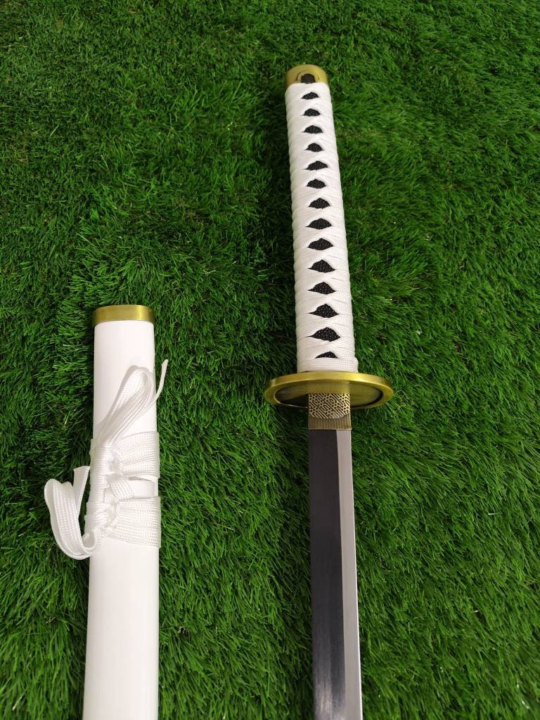 Demon Slayer Inosuke Handmade Katana Samurai swords Real Anime Sword   jmsword