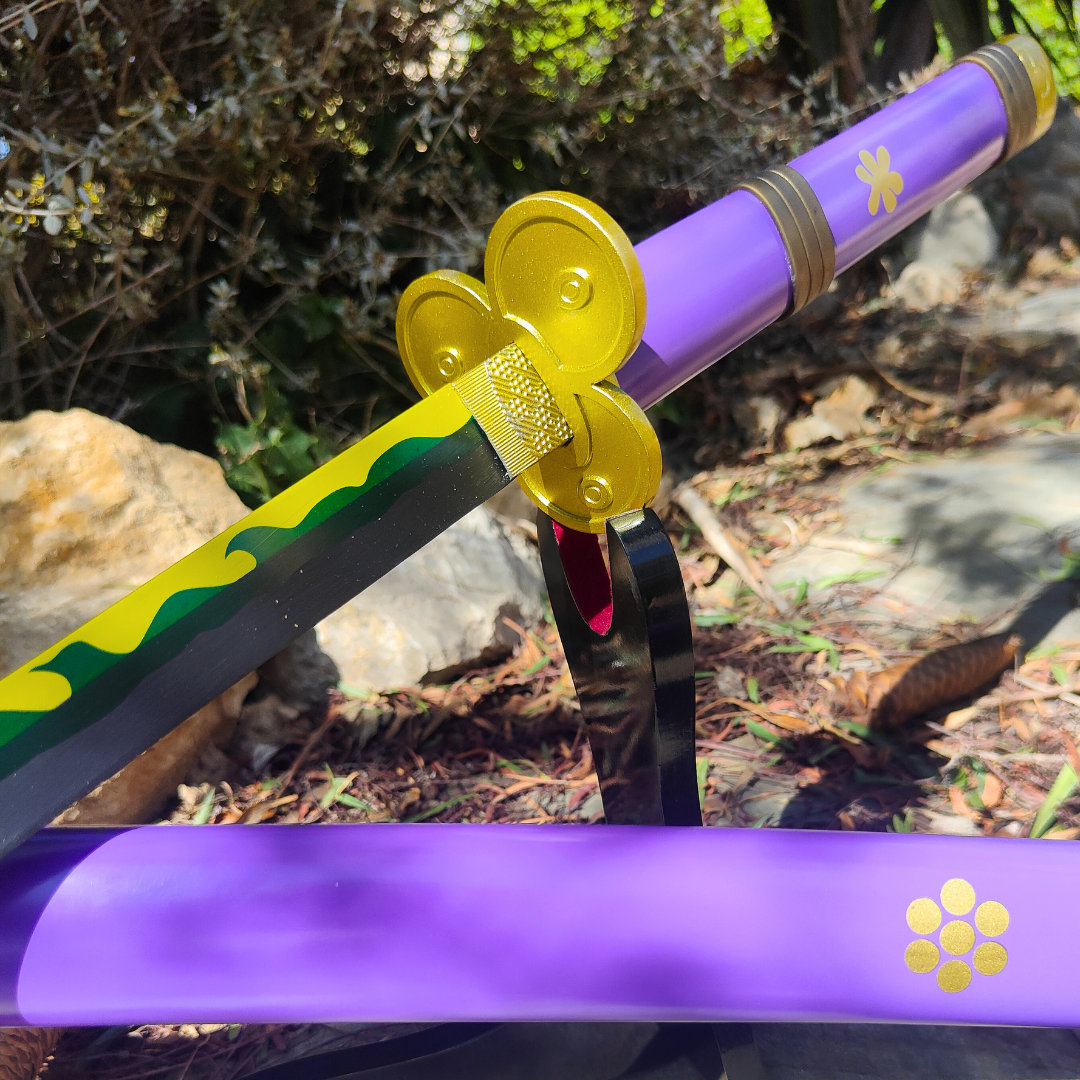 Katana Enma Morada From Roronoa Zoro One Piece Life Size Etsy UK