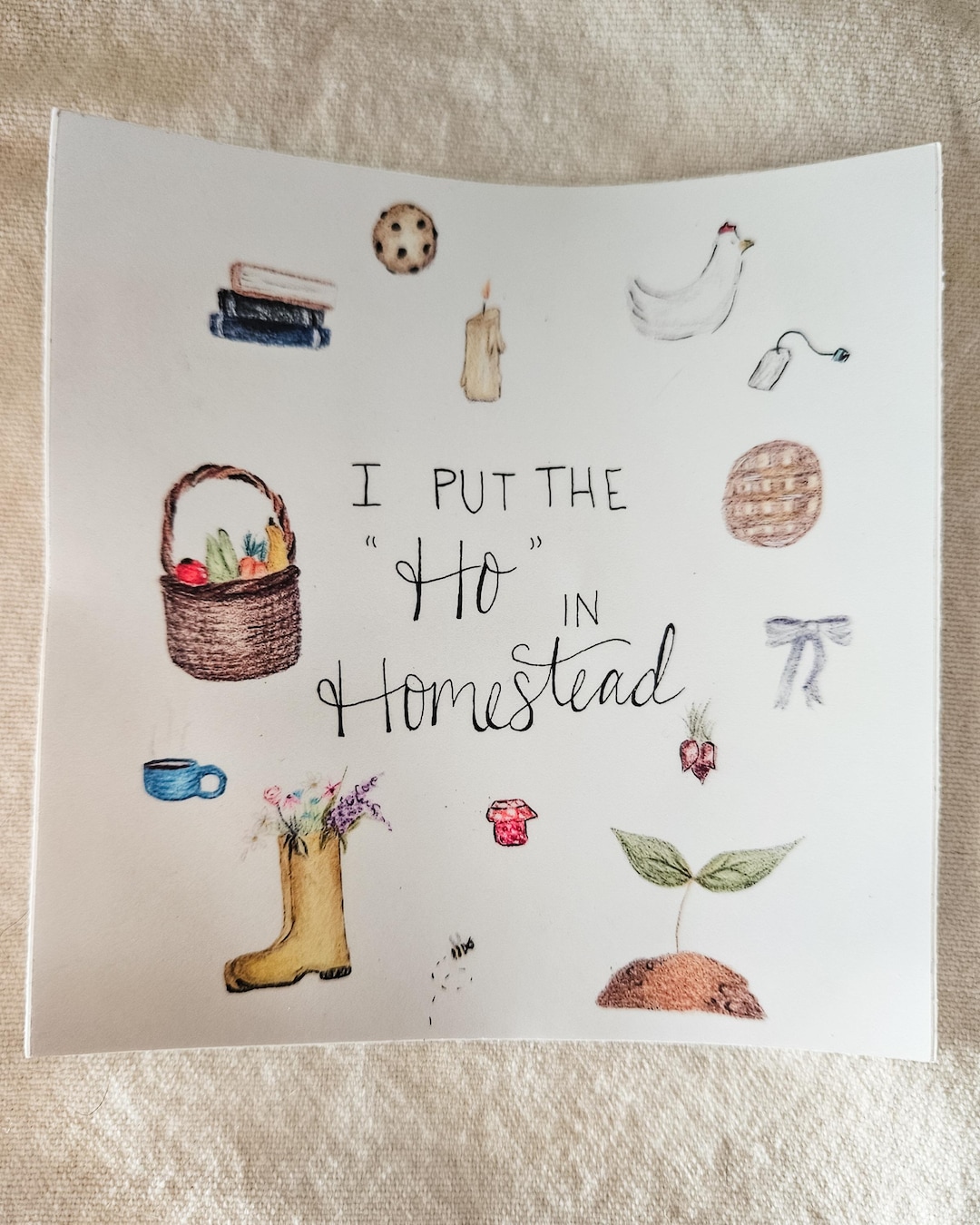 Homestead Vinyl Sticker | Original Artwork - Etsy