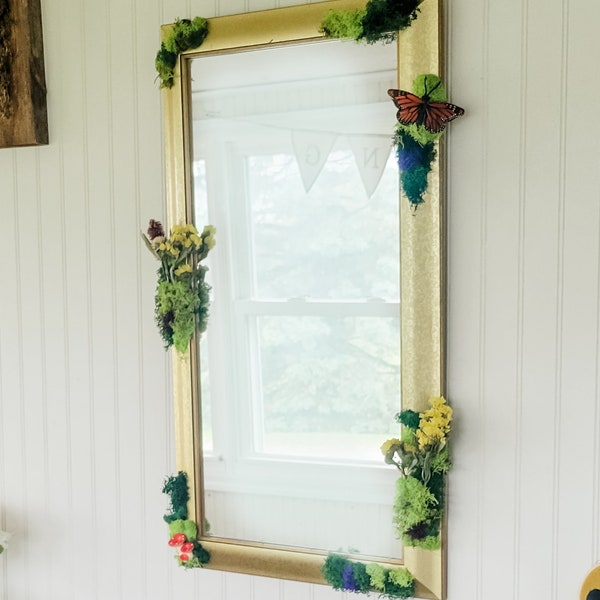 Moss Mirror Etsy