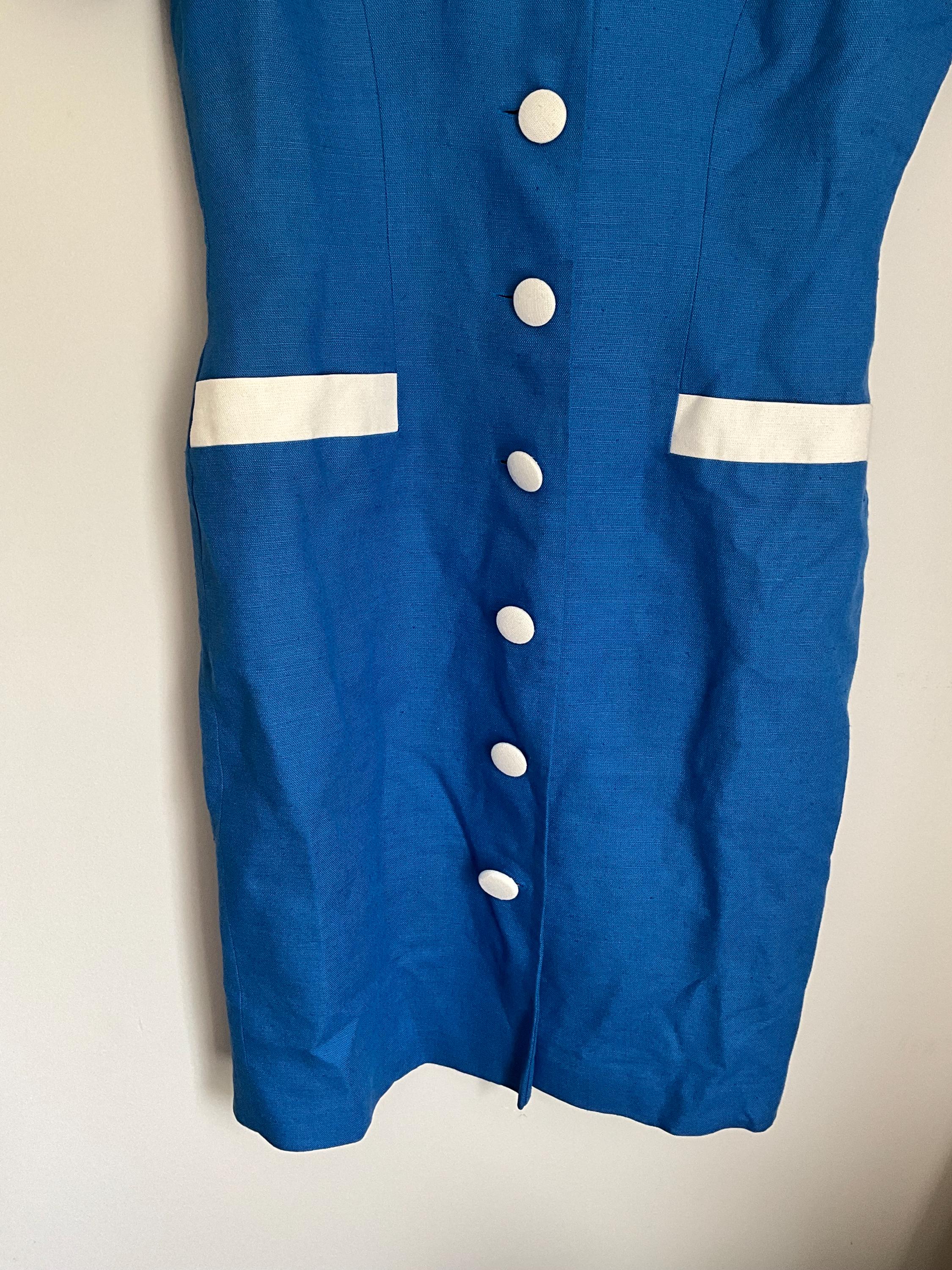 Robe Talbots Bleue Taille L - Occasion En Très Bon état, Style Classique !