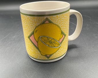 Vintage Lemon Retro Coffee Mug