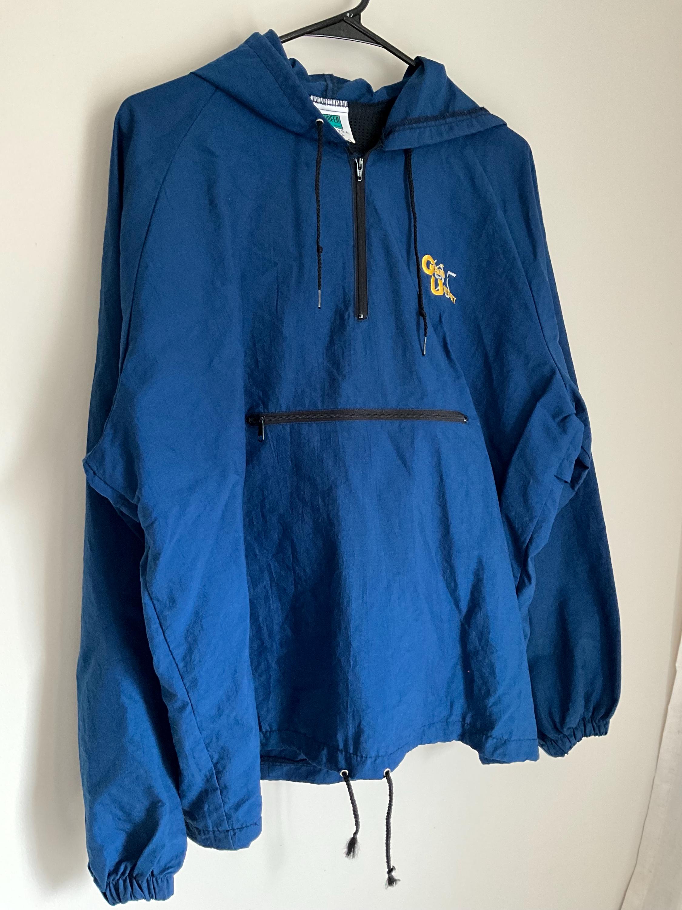 Vintage Blue Zodiak Gemini University 95 Quarter Zip