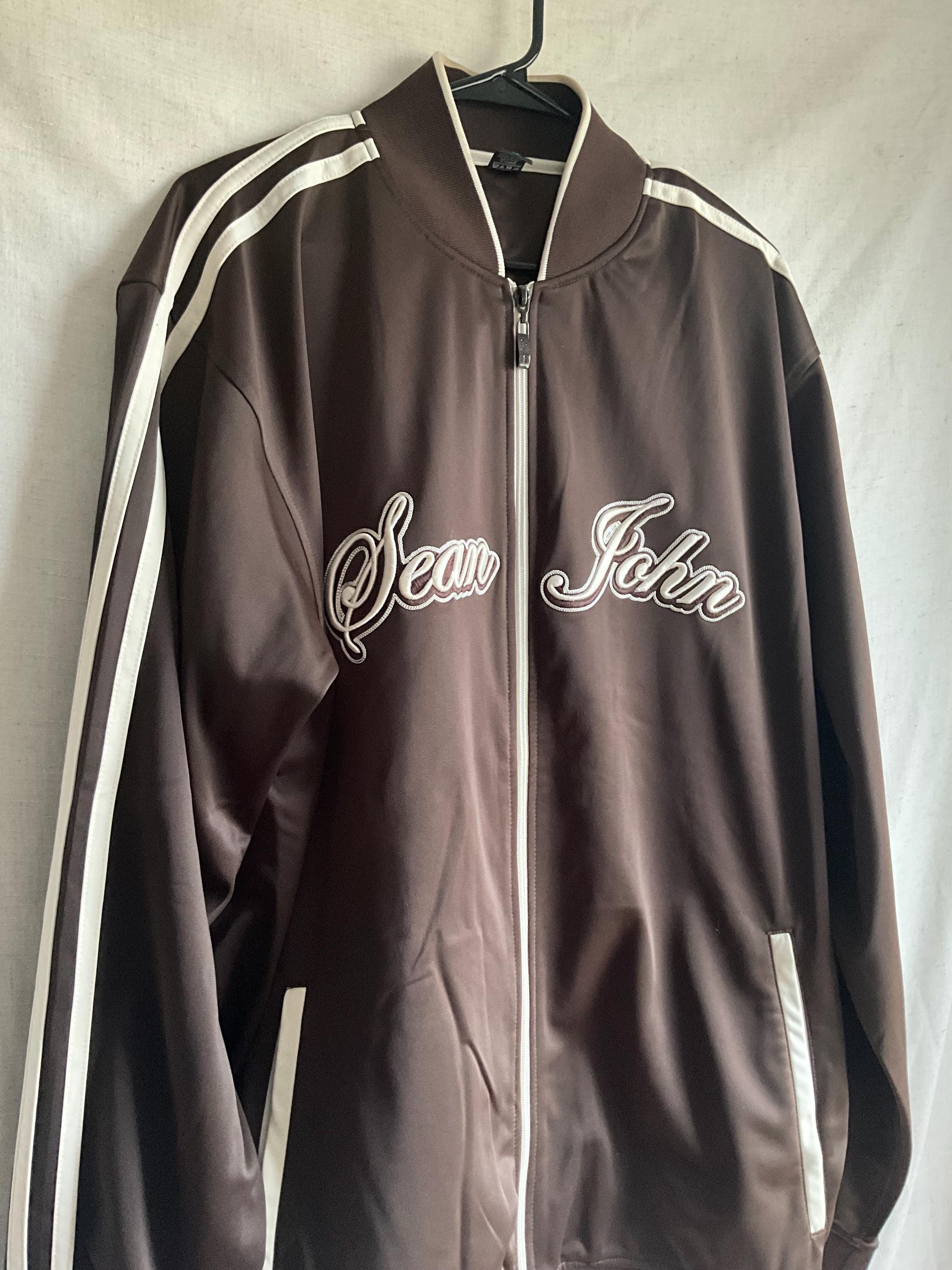 Sean John ベージュ ジップアップジャケット Sean John ベージュ ジップアップジャケット - メルカリ