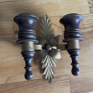 Vintage Mid Century Candle Wall Sconce