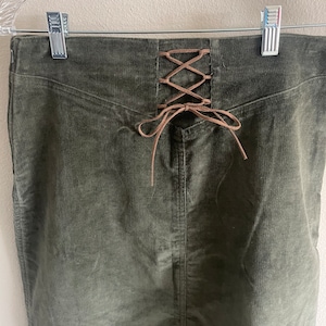 Vintage St. Johns Bay Green Skirt - Size 8