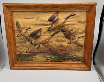 Vintage fliegende Stockenten Enten 3D Wandbehang
