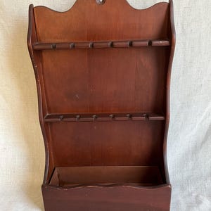 Vintage Spoon Holder With Planter Holds 12 Spoons