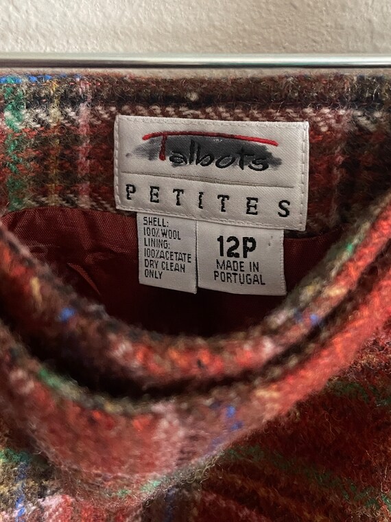 Vintage Talbots Plaid Skirt - Petite 12 - image 5